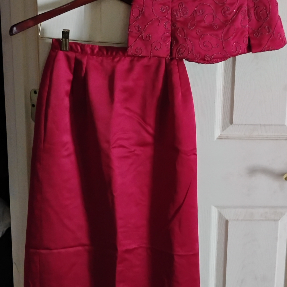 Elegant Red Skirt